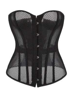 12 Pieces Plastic Bones Grid Corsets