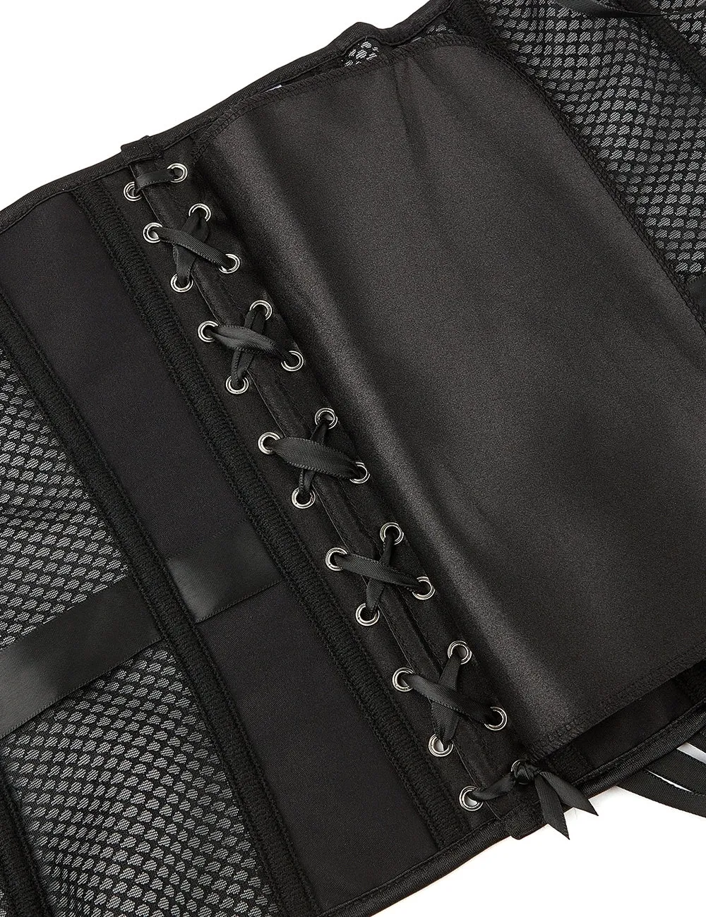 12 Pieces Plastic Bones Grid Corsets