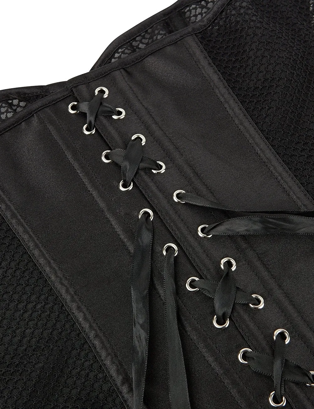 12 Pieces Plastic Bones Grid Corsets