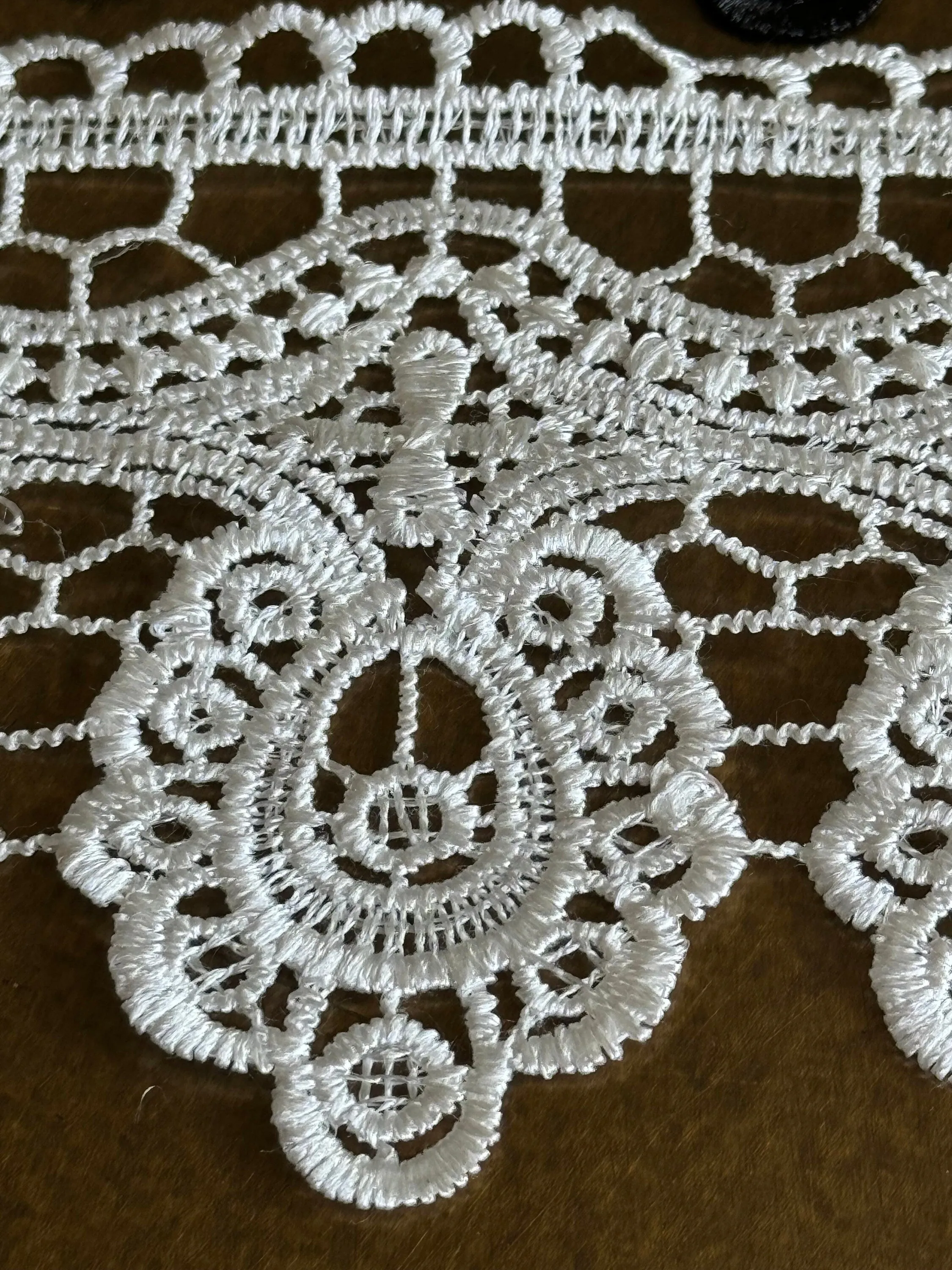 3.5” Wide Column Lace Trim, Black, Ivory Lace, Soft Lace, 9cm Wide, Quality Lace, Bridal, Dresses, Clothing, Craft Lace, Tops, Dresses