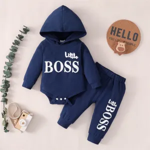 Adorable 2PCS Baby Boy Hoodie Set