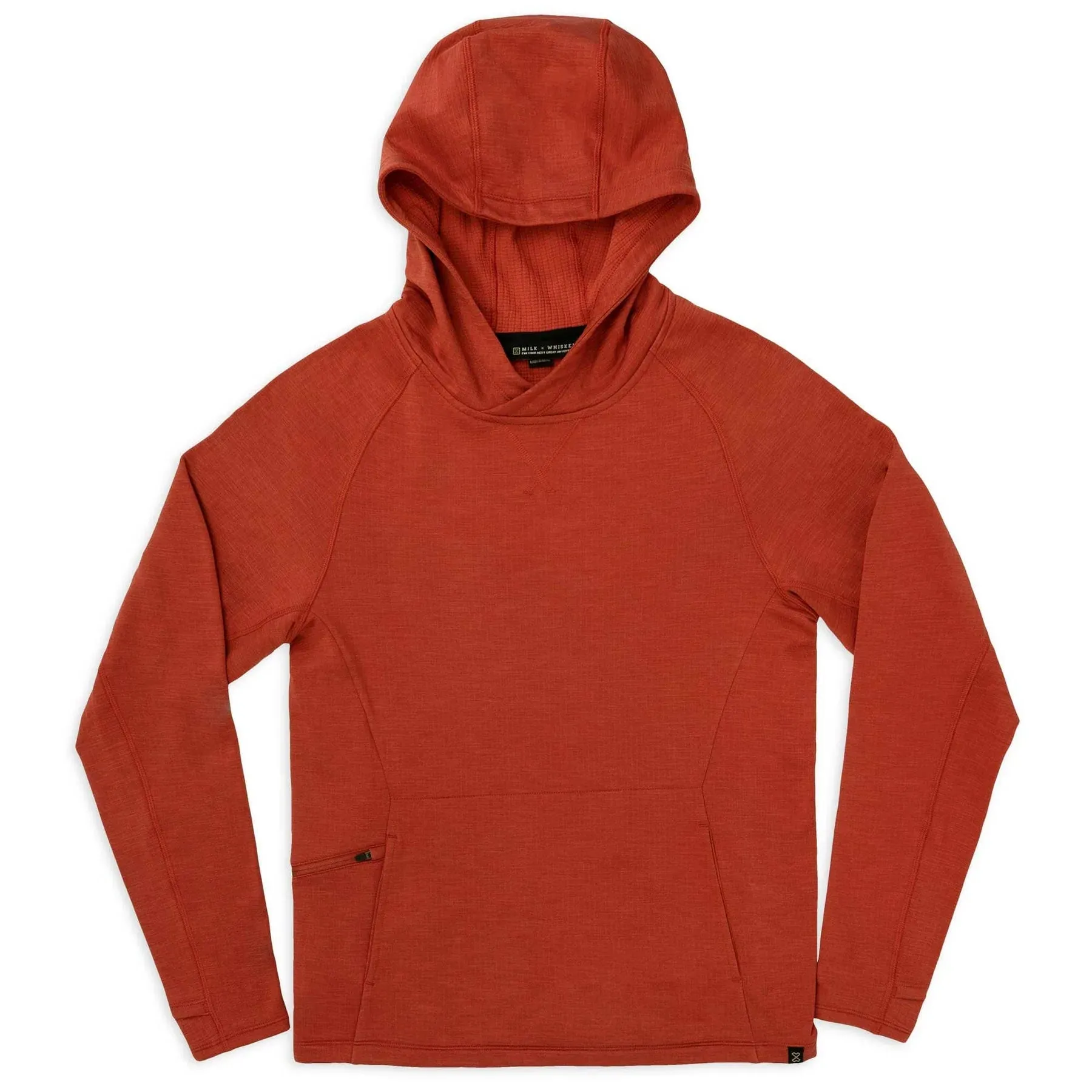 Adult Grid Fleece Hoodie