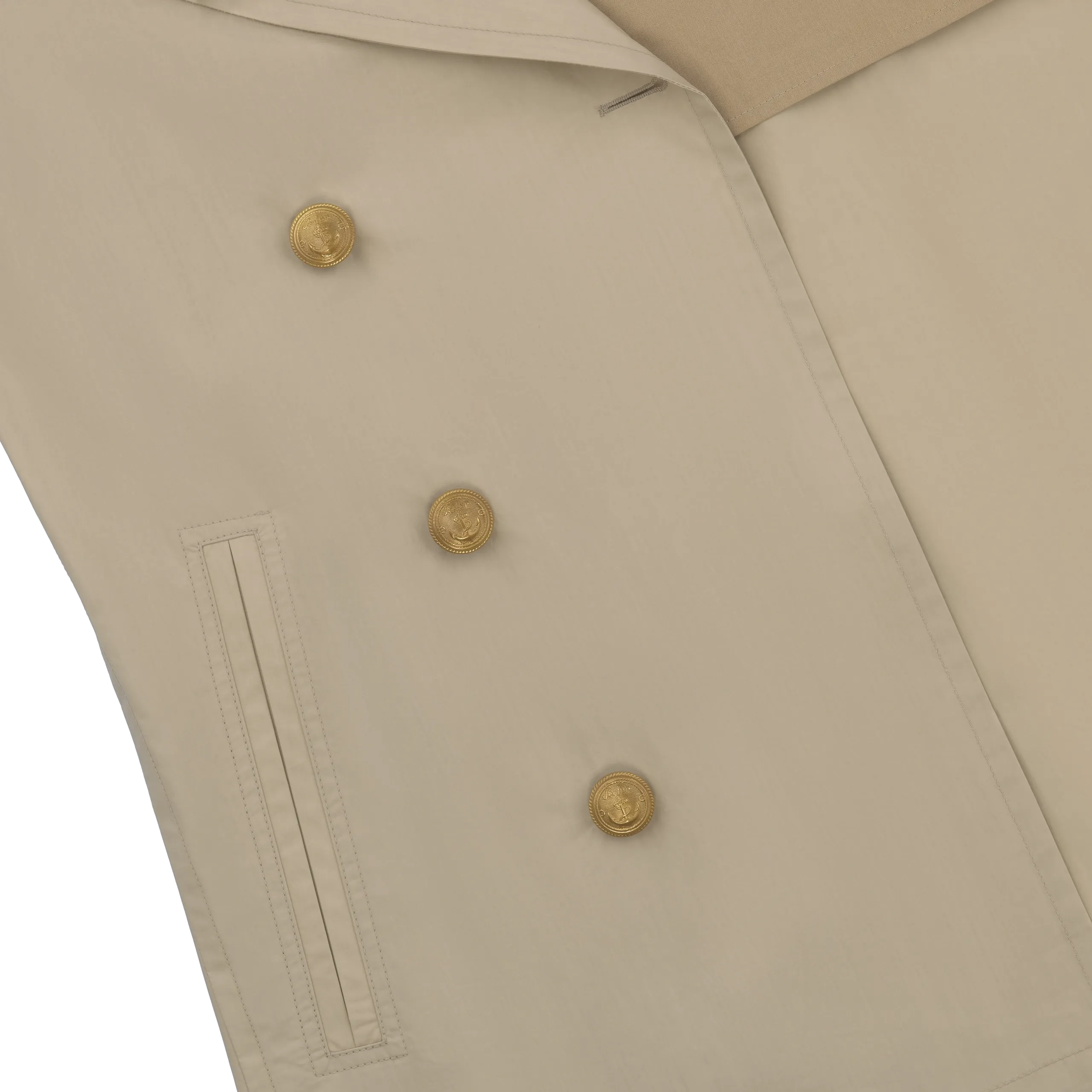 Amalfi Peacoat in Beige