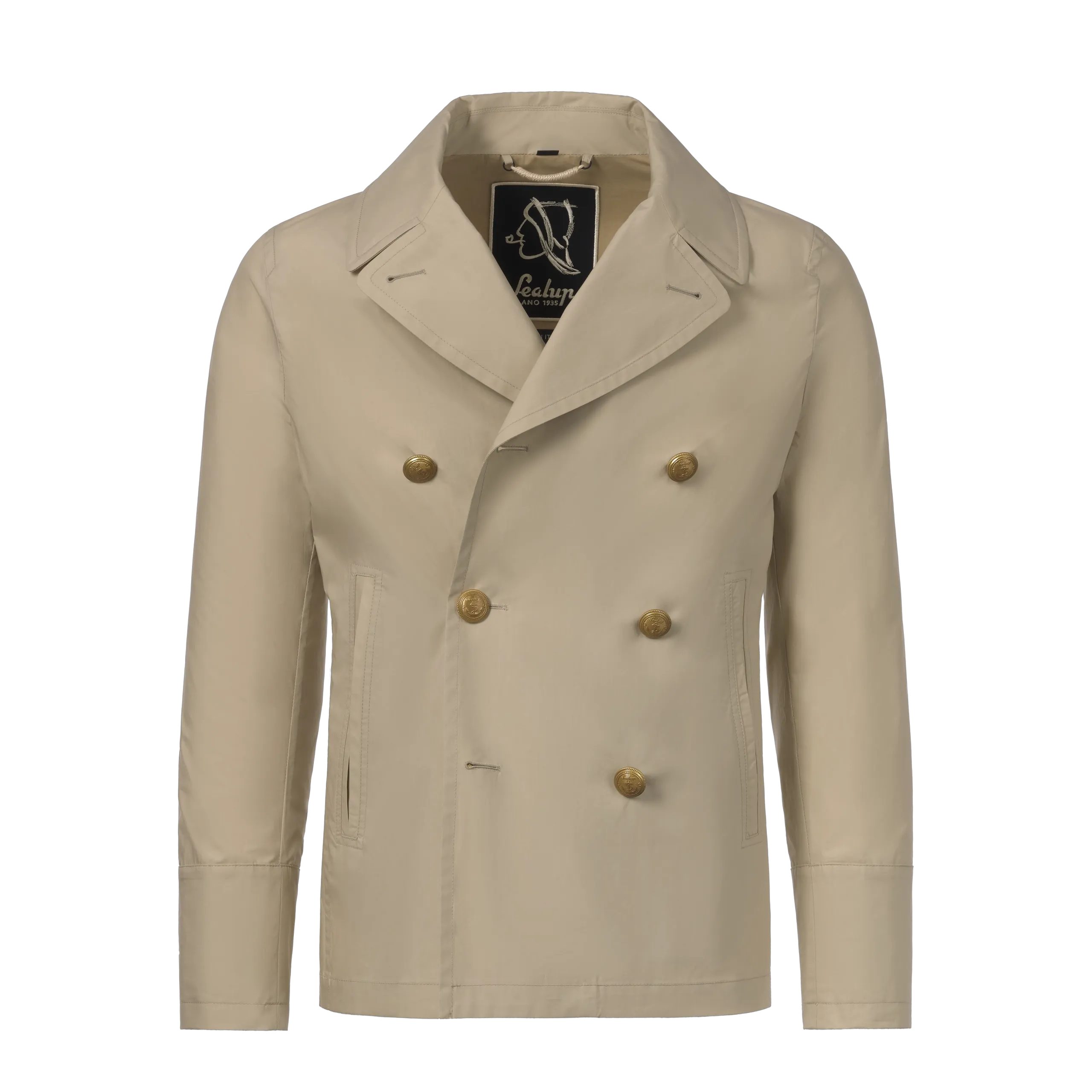 Amalfi Peacoat in Beige