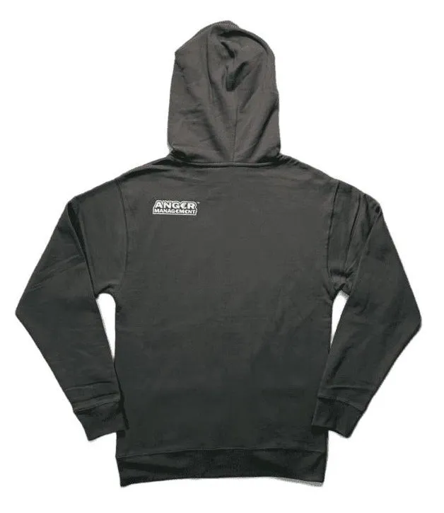 ANGER MANAGEMENT Coping Mechanisms | Logo Hoodie | Charcoal Gray | Mens
