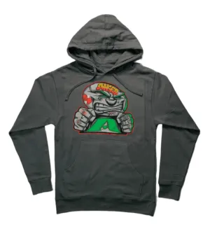 ANGER MANAGEMENT Coping Mechanisms | Logo Hoodie | Charcoal Gray | Mens