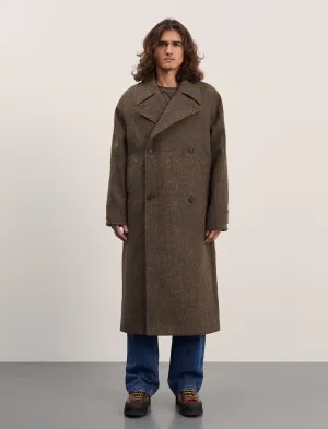 ANOTHER Coat 3.0, Green Herringbone