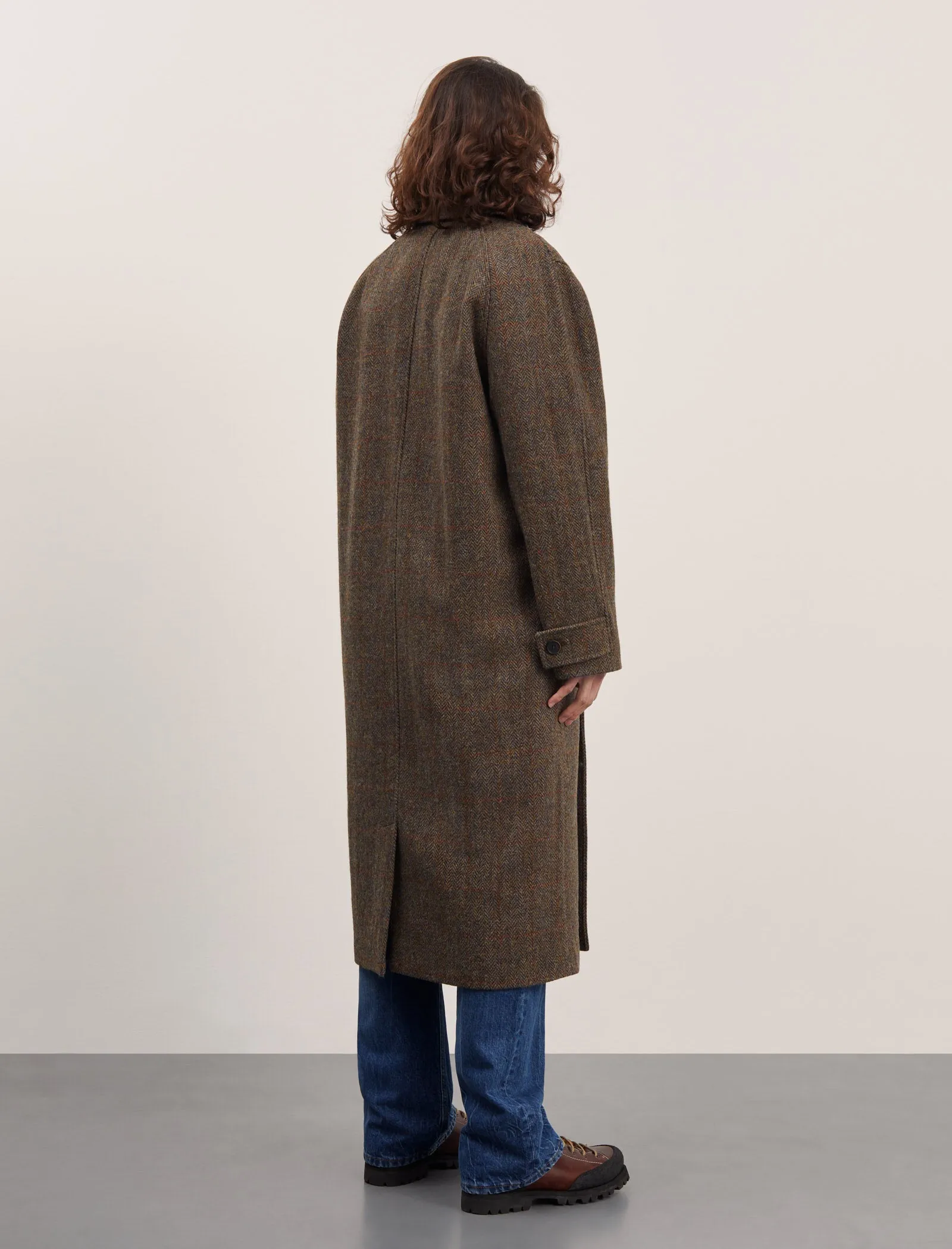 ANOTHER Coat 3.0, Green Herringbone
