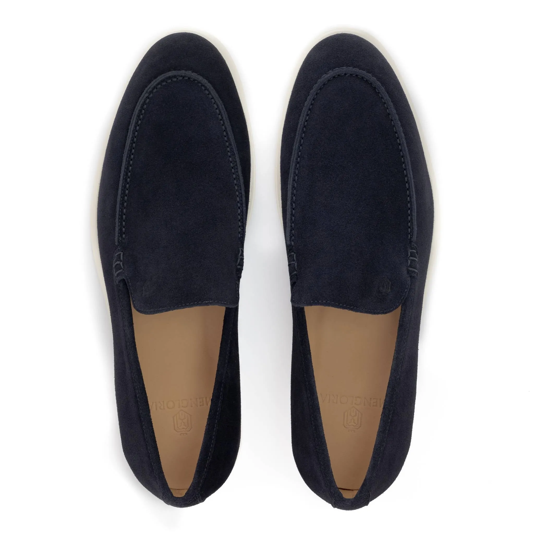 Aspen Suede Loafer | Navy