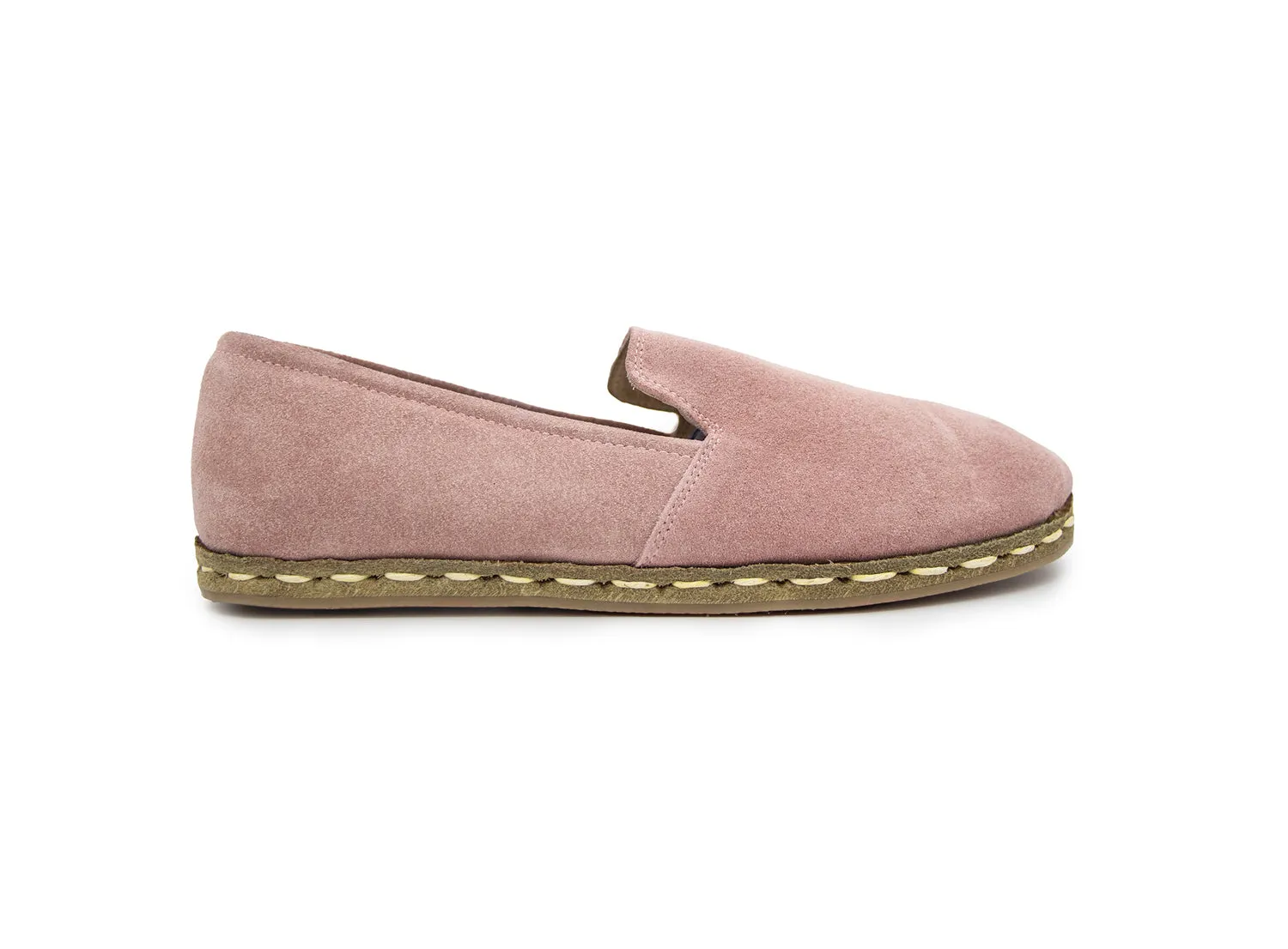 Barefoot Loafers Pink Suede