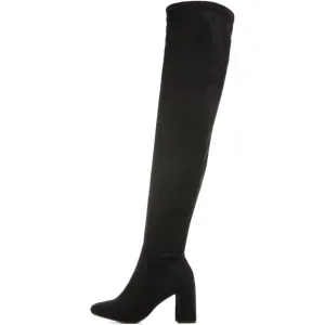 Billy-H Knee High Boot Black