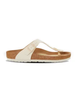 Birkenstock Gizeh Textile Canvas Eggshell Vegan Sandals