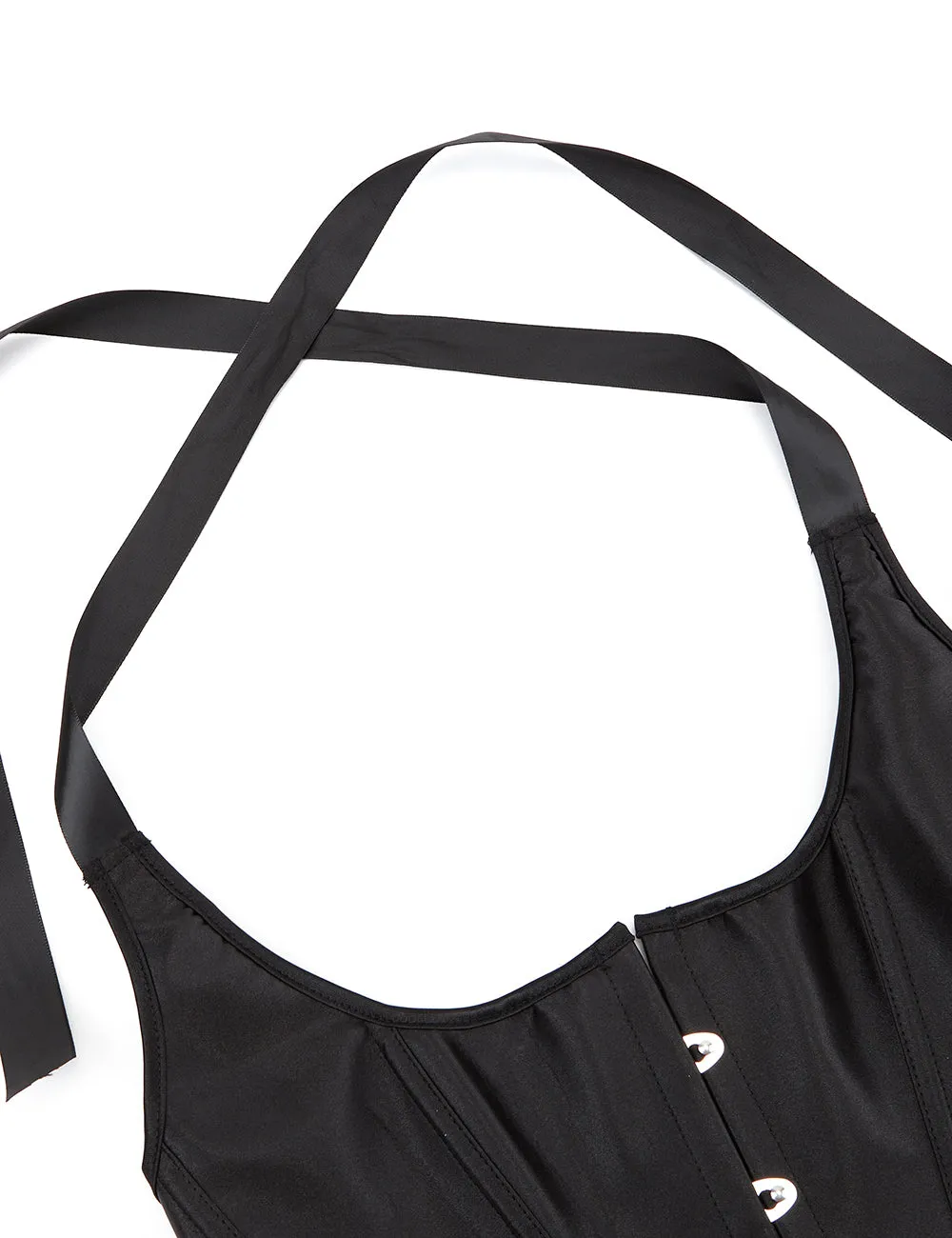 Black 12 Pieces Plastic Bones sexy corset