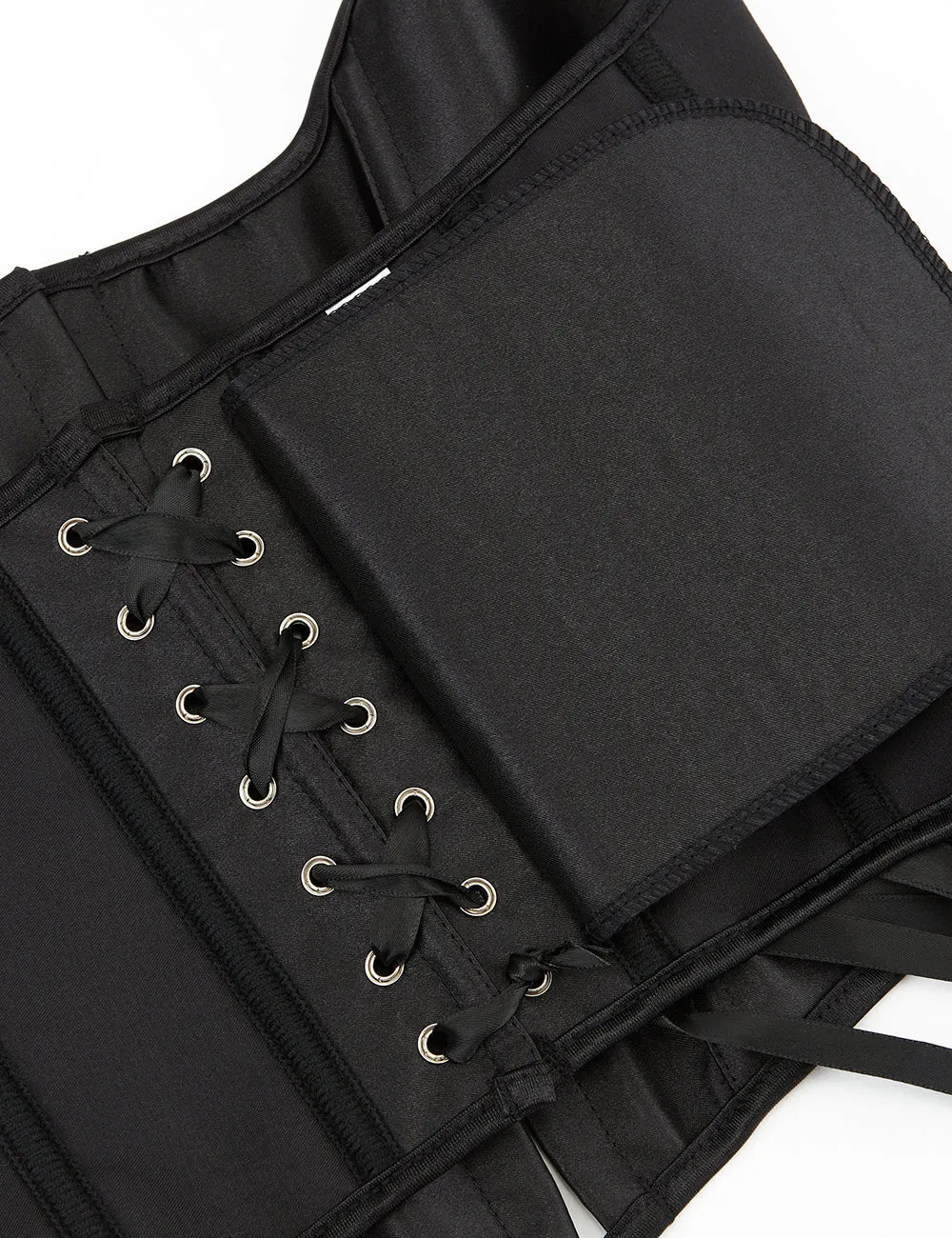 Black 12 Pieces Plastic Bones sexy corset