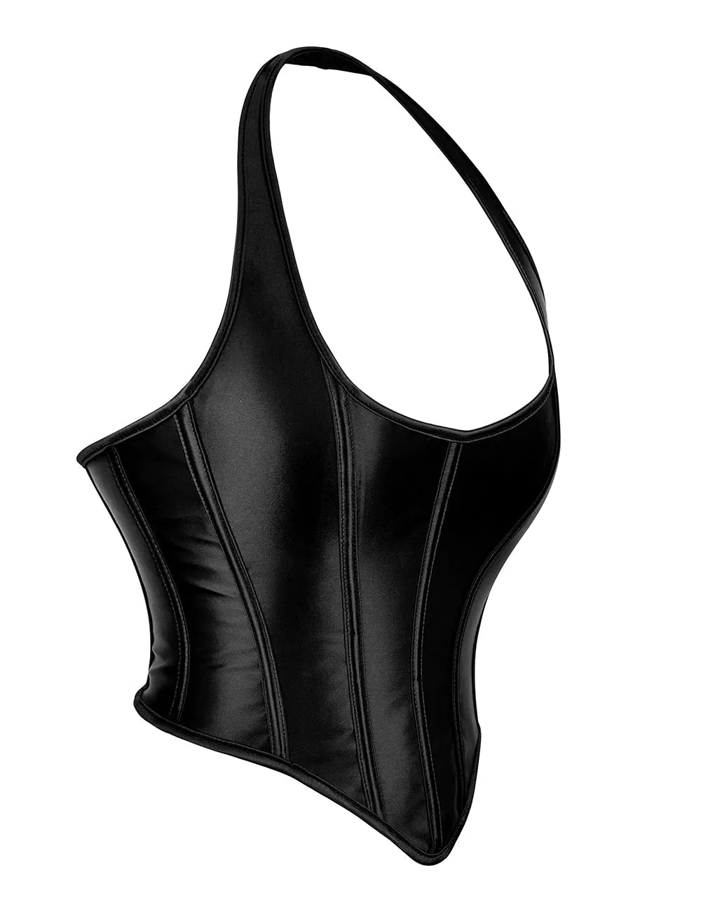 Black 13 Pieces Plastic Bones sexy corset