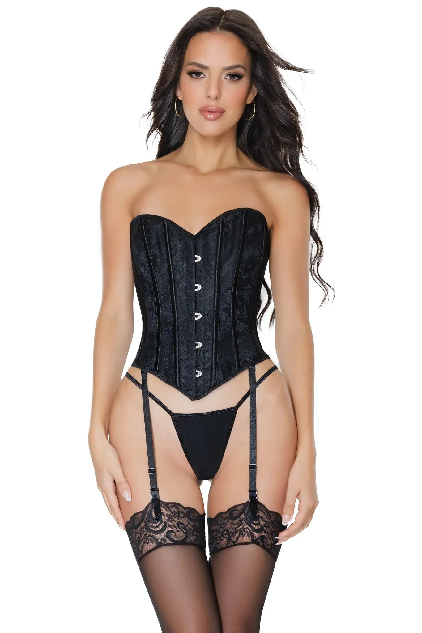 Black Lace Corset
