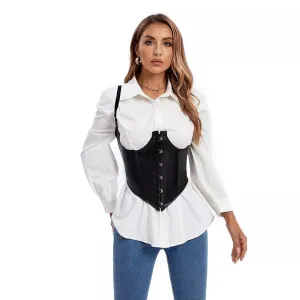 Black Satin Corset