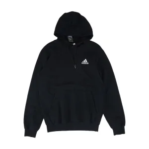 Black Solid Hoodie Pullover