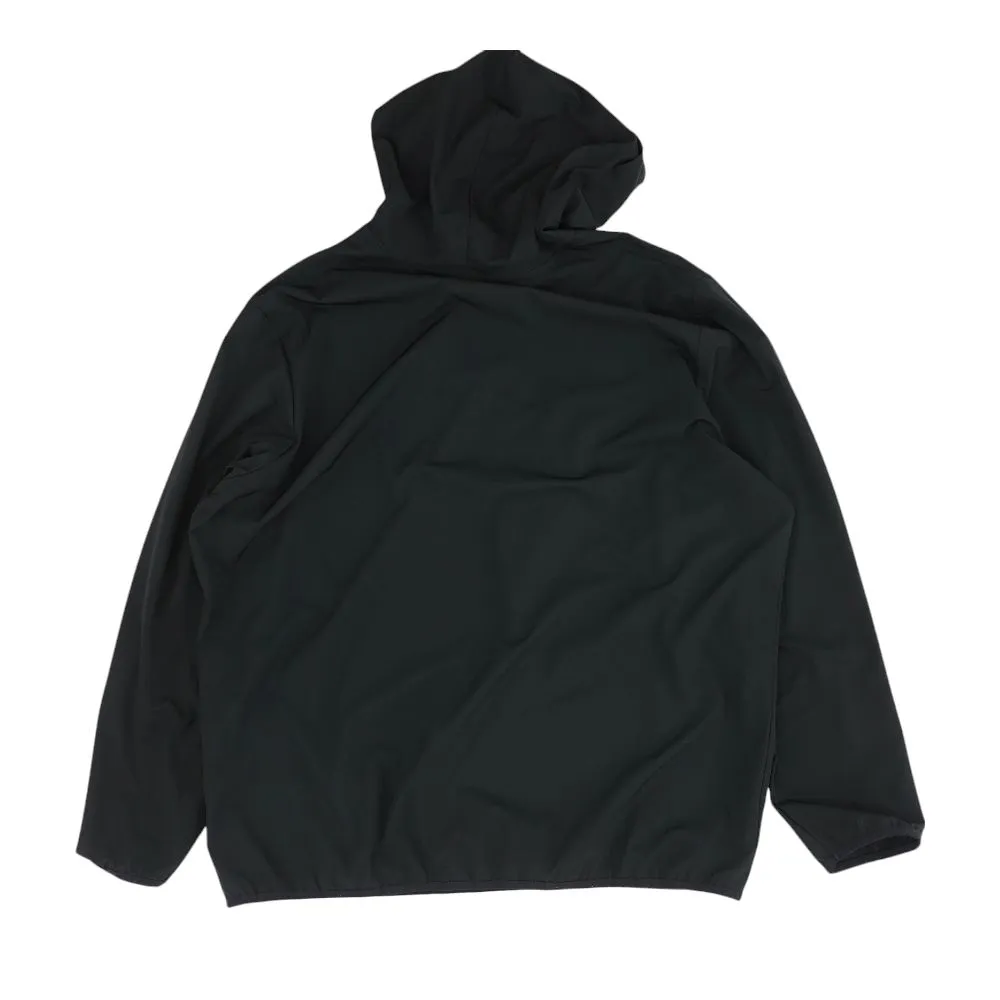 Black Solid Hoodie Pullover