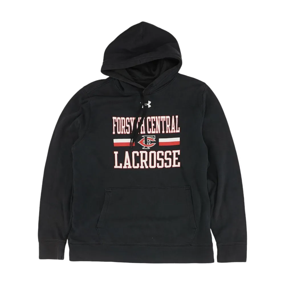 Black Solid Hoodie Pullover