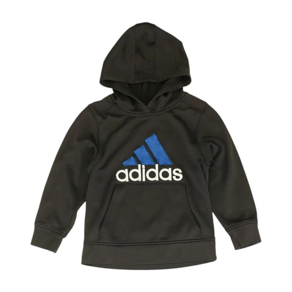 Black Solid Hoodie Pullover