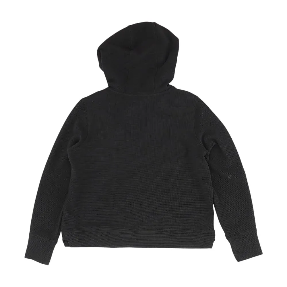 Black Solid Hoodie