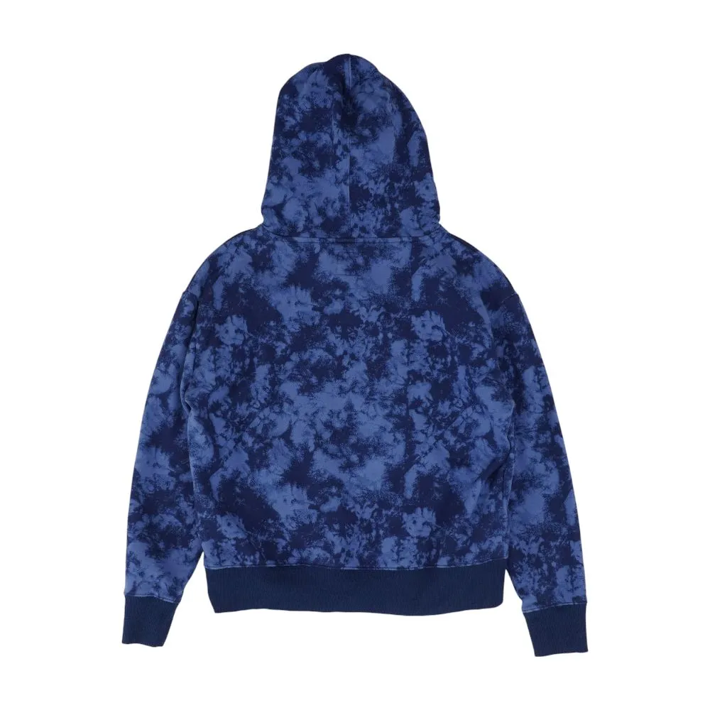 Blue Tie Dye Hoodie