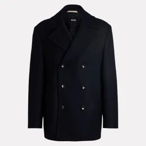 BOSS Clay Wool Blend Peacoat / Dark Blue