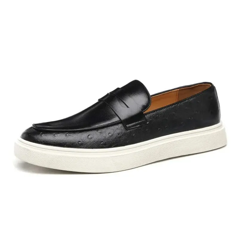 Boston | Men's British-Inspired Casual Leather Penny Loafers