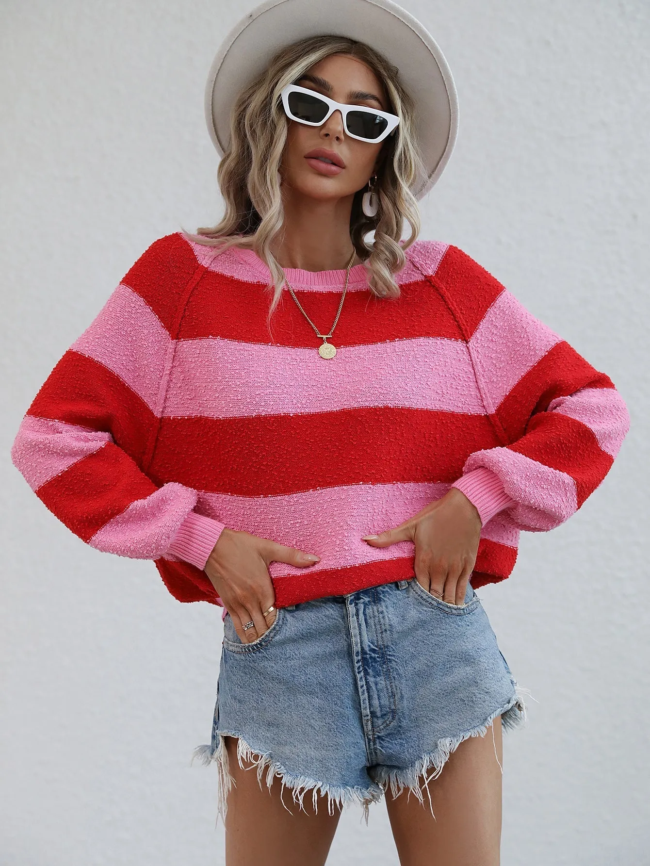 Brandy Knit Sweater - Pink