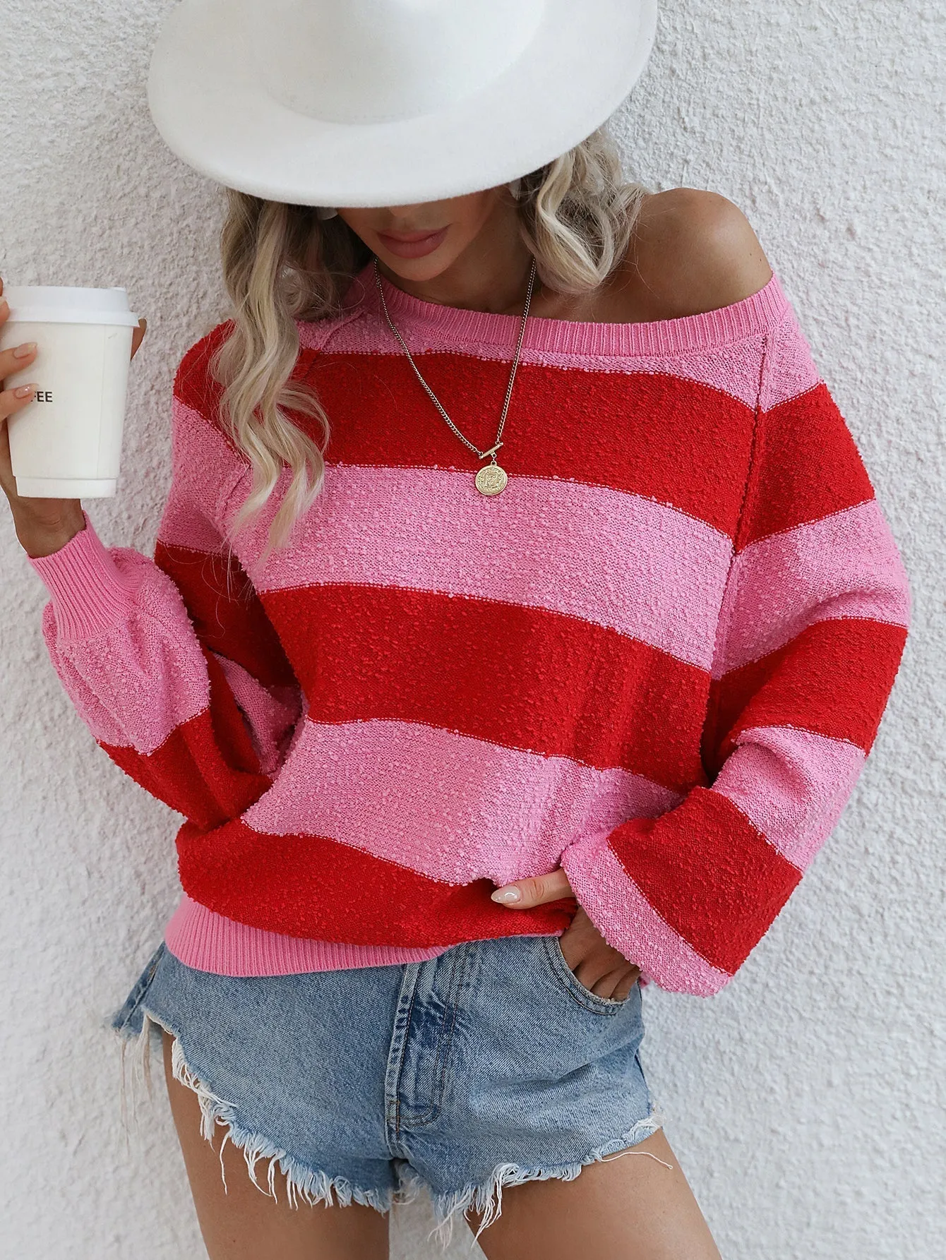 Brandy Knit Sweater - Pink