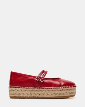 BRINN RED LEATHER
