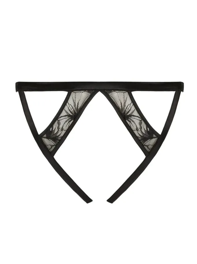 Broadway Night Open Panties- Black