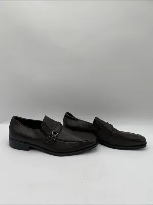 Bruno Magli Men’s Pedro Leather Loafers Brown Size 11M - Very Good