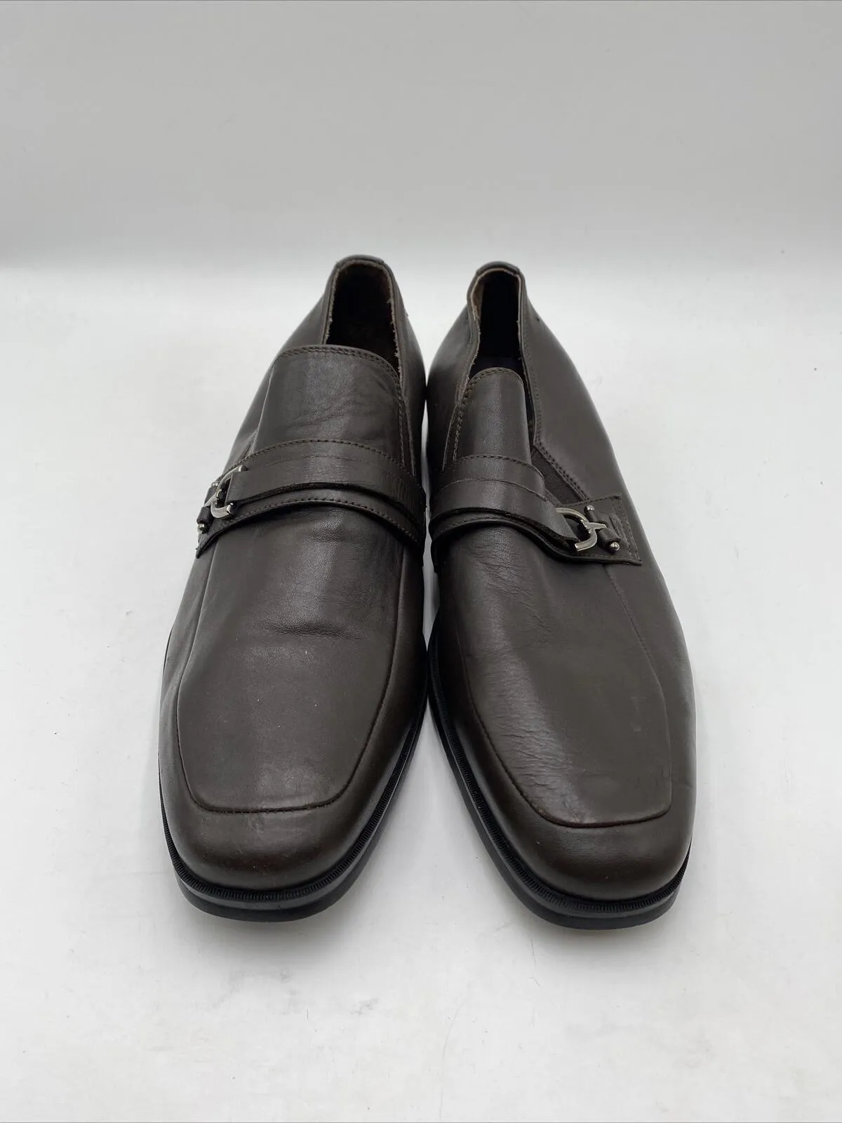 Bruno Magli Men’s Pedro Leather Loafers Brown Size 11M - Very Good