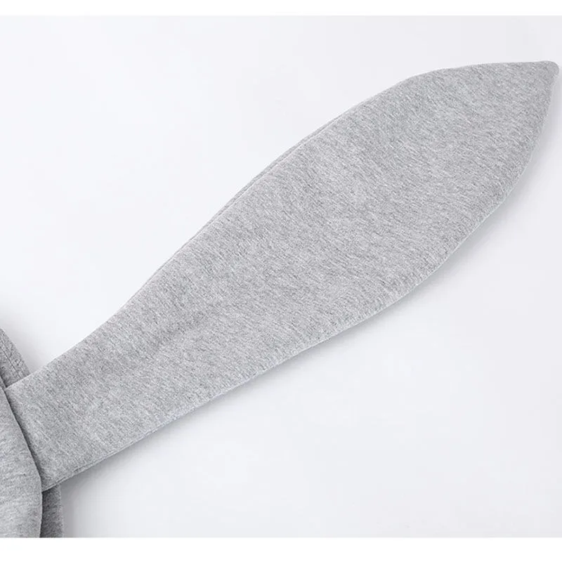 Casual Loose Bunny Ears Hoodie Outerwear