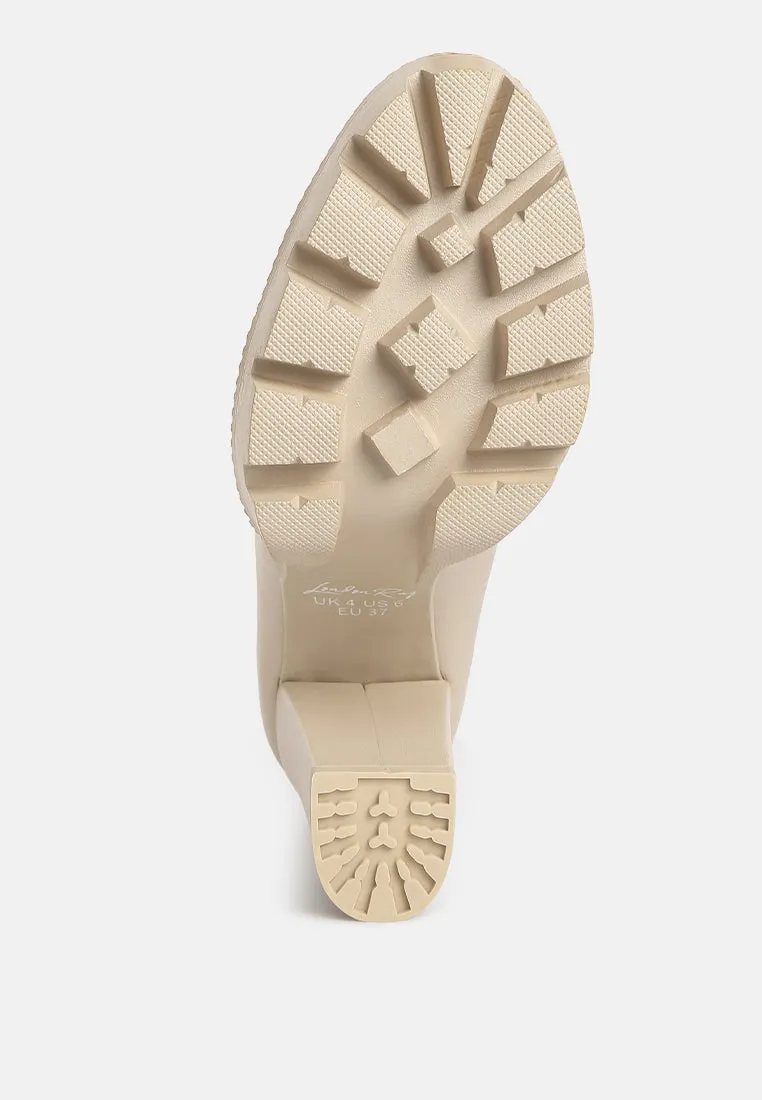 Chain Embellished Chunky Loafers