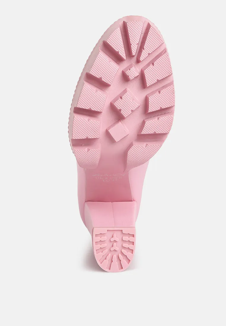 Chain Embellished Chunky Loafers