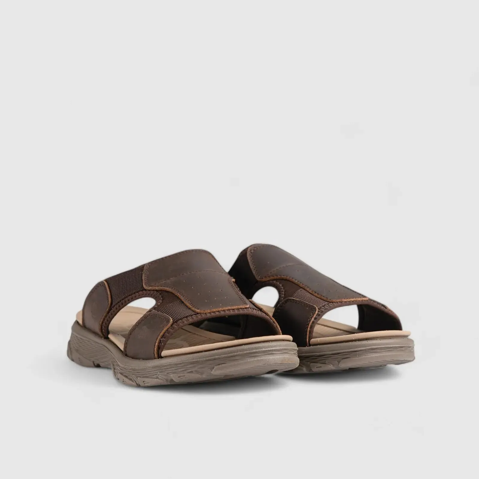 Charlie Comfort Slide Sandal Brown 00878