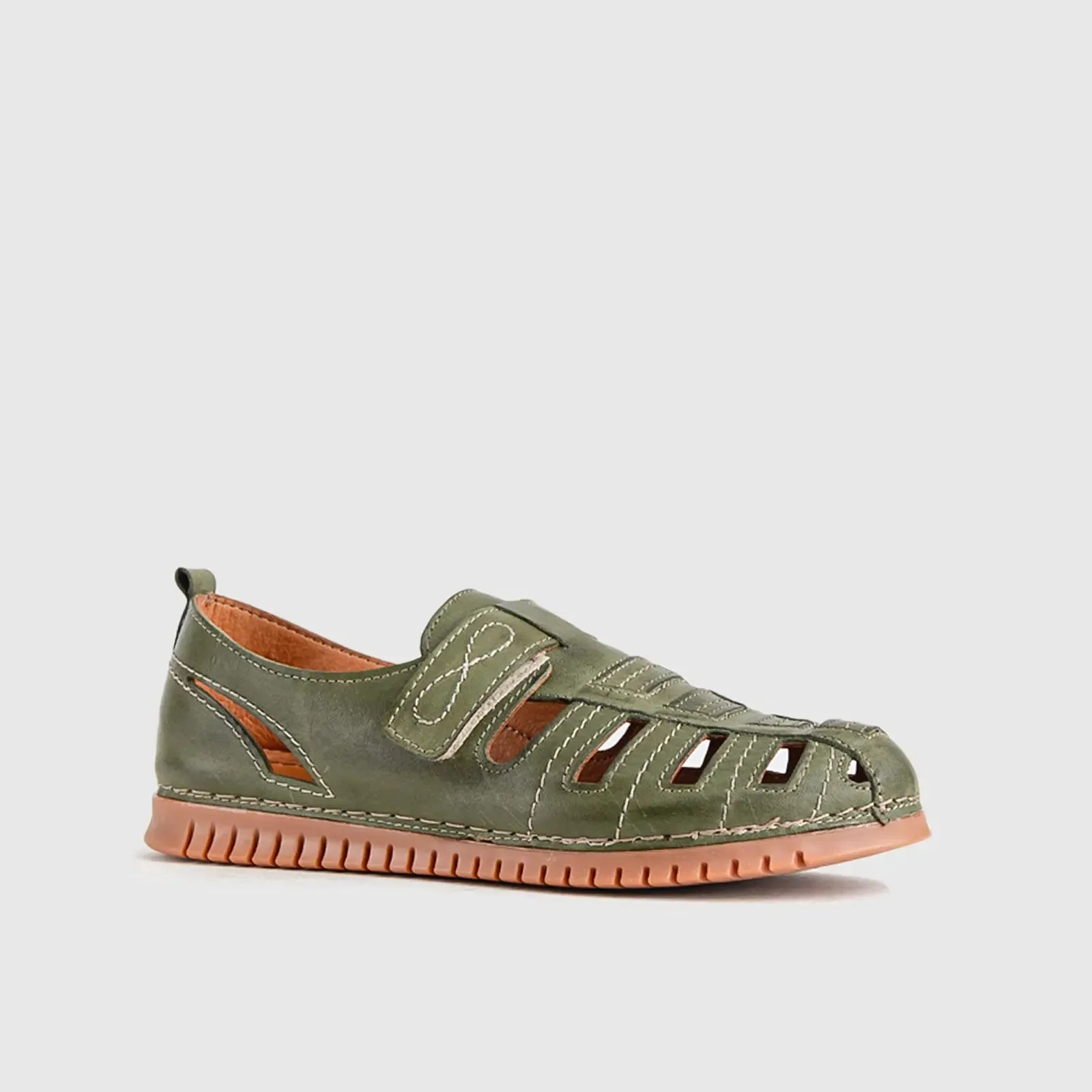 Comfort Leather Casuals 5103 Green
