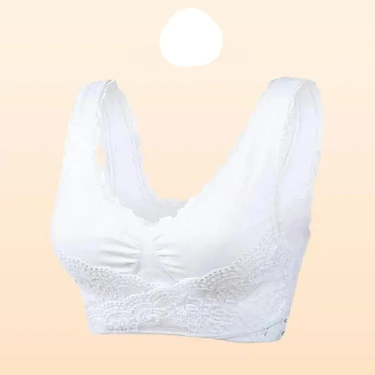 Comfy Corset Bra Front Cross Side Buckle Lace Bras
