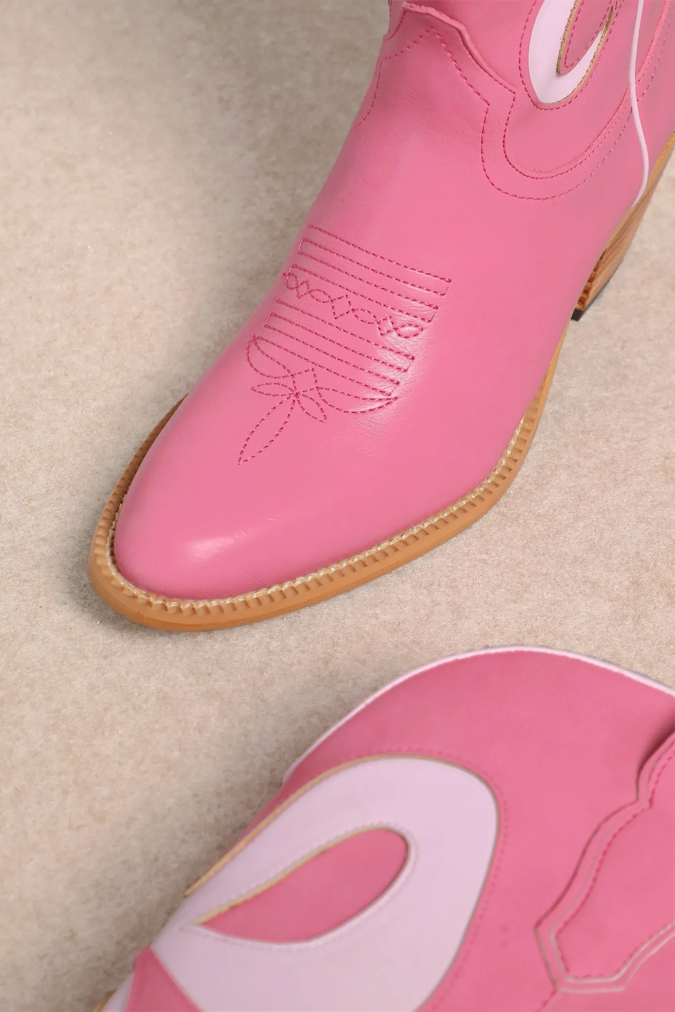 Coquette Bow Cowboy Boots- Hot Pink/Bubblegum
