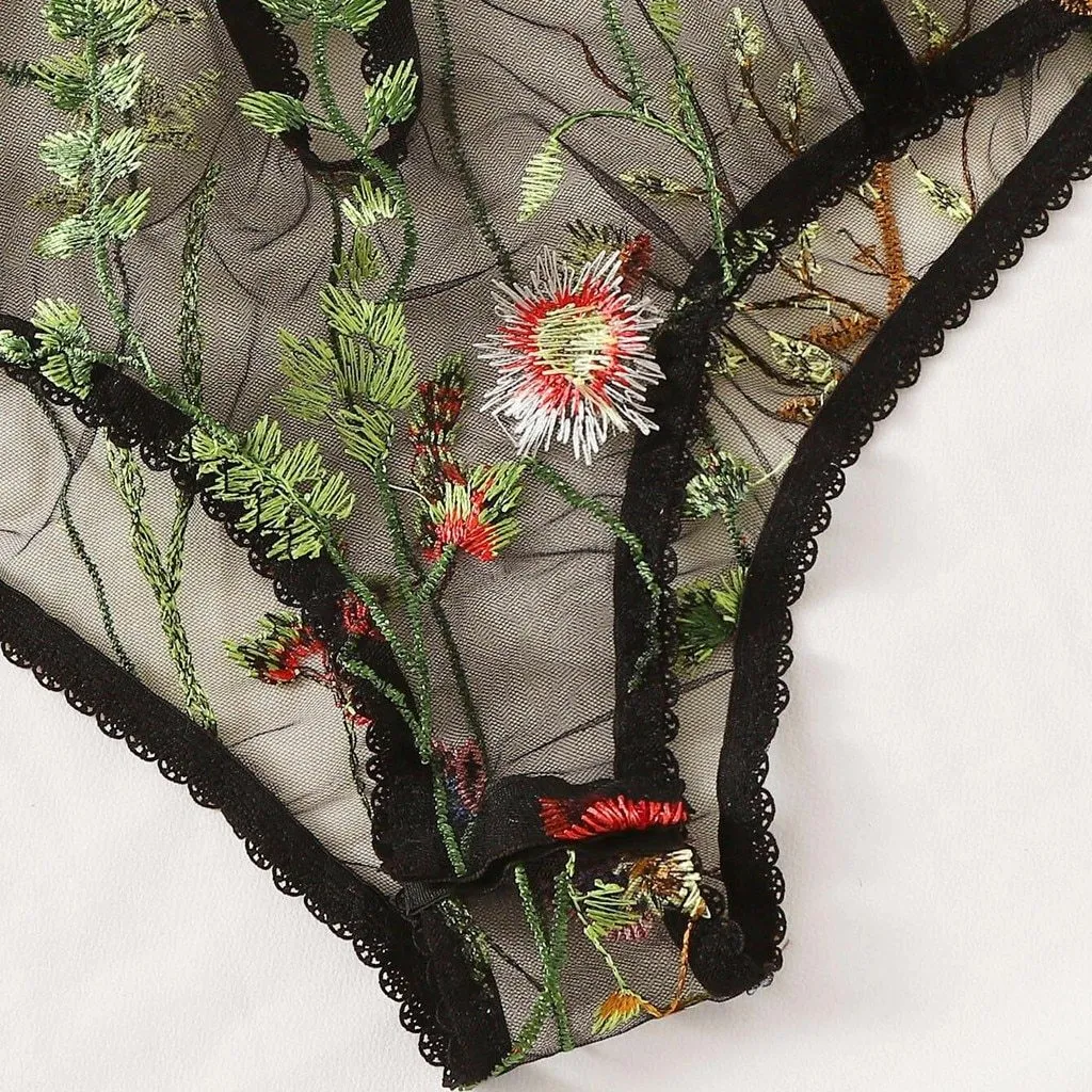 Corset Dentelle <br> Fleuri