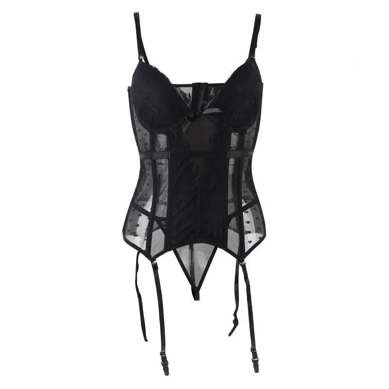 Corset Porte-jarretelles <br> Bordeaux