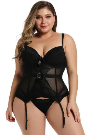Corset Porte-jarretelles <br> Grande Taille