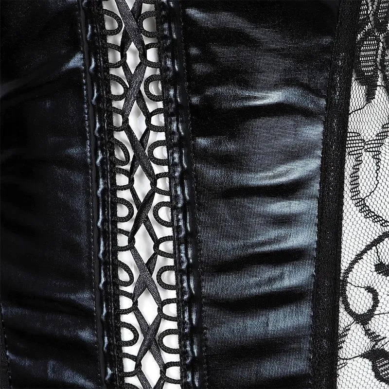 Corset Porte-jarretelles <br> Noir