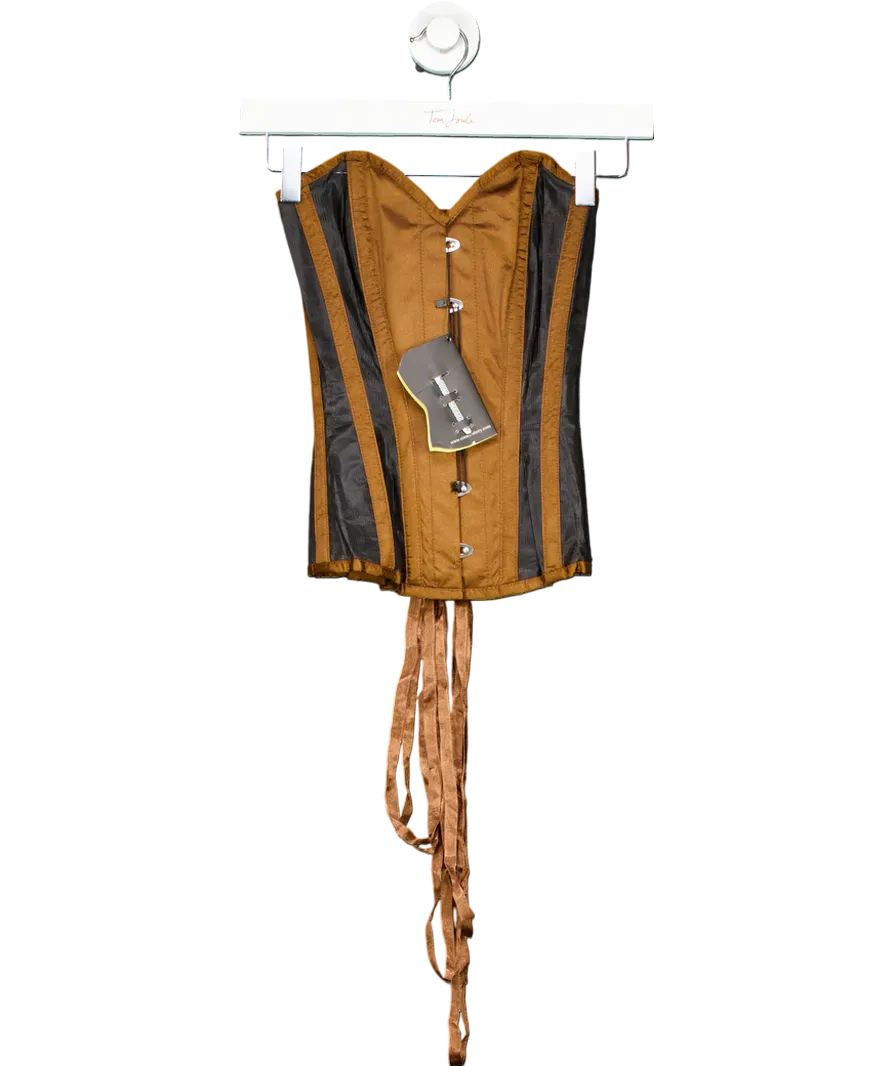 Corset Story Brown Overbust Corset UK XXS