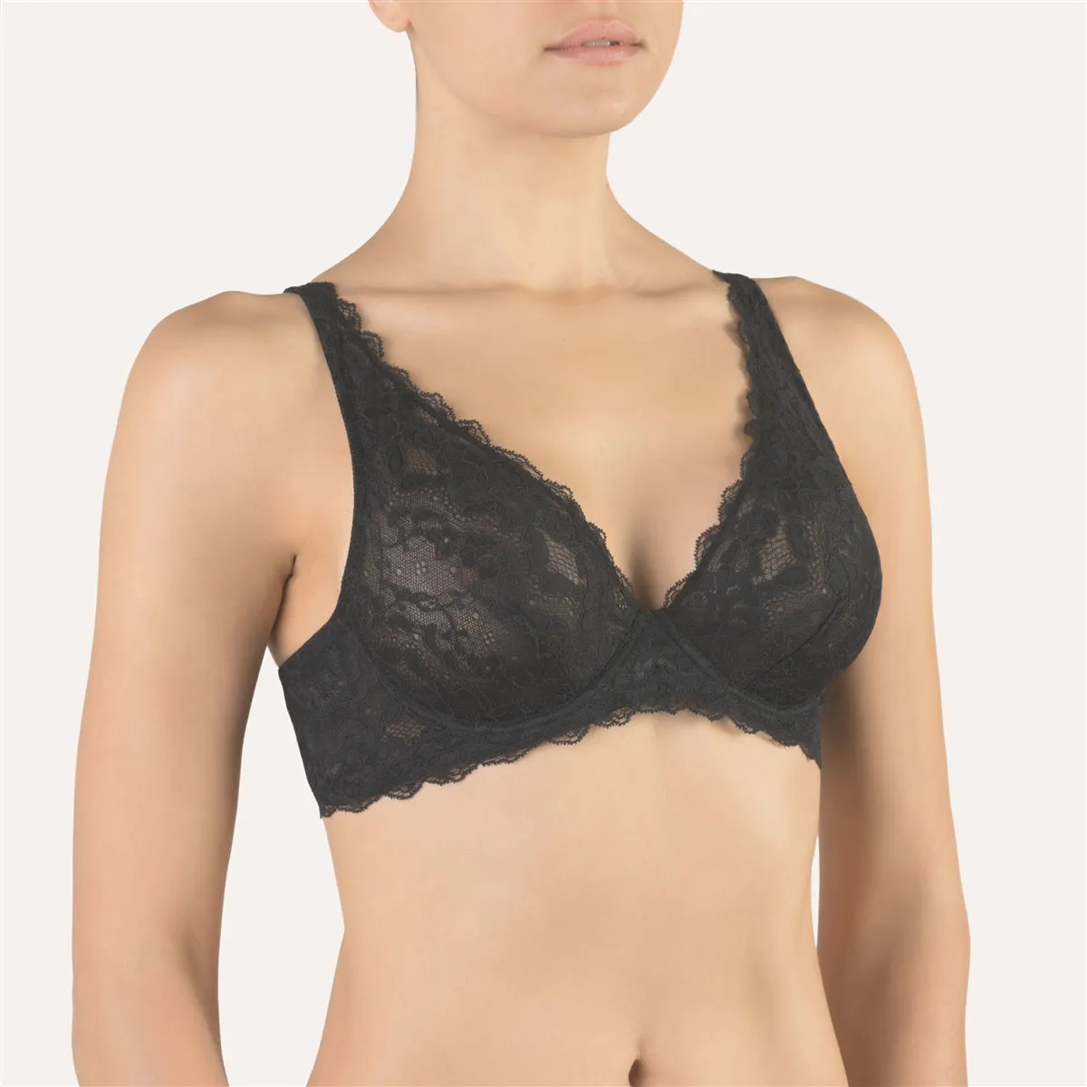 Cotton Club Moira Bra - Black