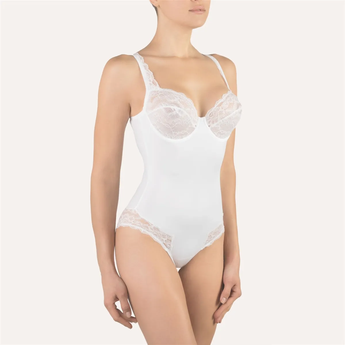 Cotton Club Viviana Bodysuit - White