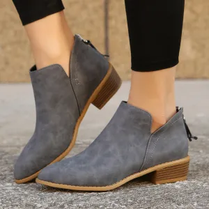 Creamtopmall Better Out West Slip On Booties